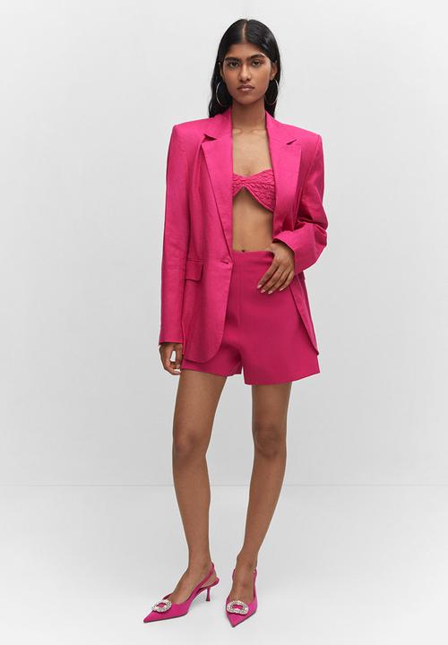 MANGO - Fanda slingback court - bright pink