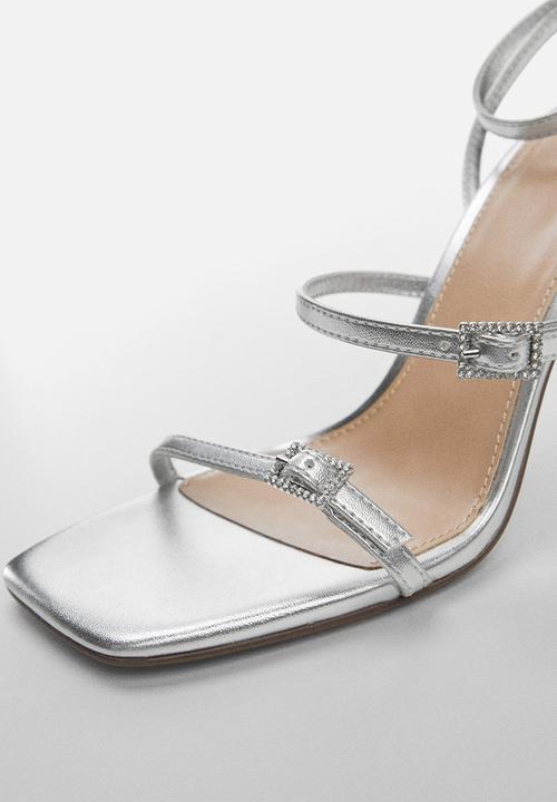 MANGO - Anna sandal - silver