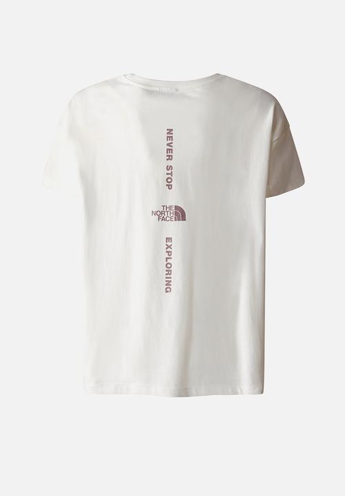 The North Face - G vertical line short sleeve tee - white