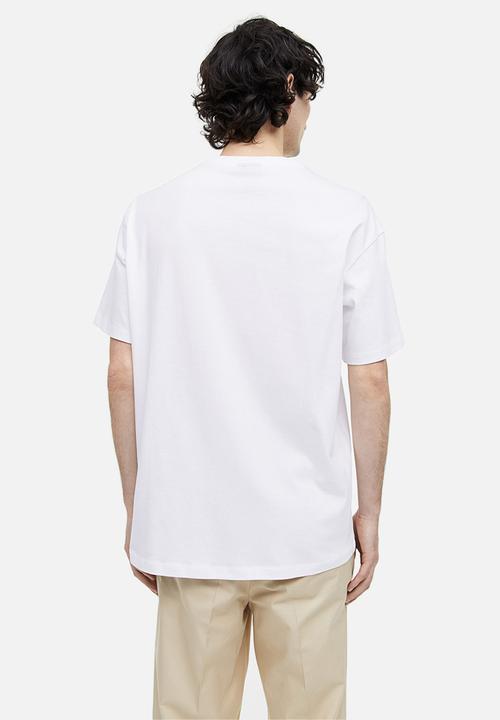 H&M - Relaxed fit printed T-shirt - white/flowers