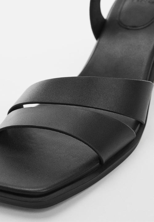 MANGO - Marise blockheel sandal - black