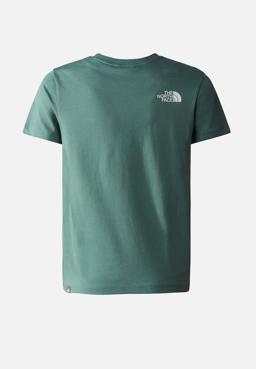 The North Face - Teen short sleeve simple dome tee - green
