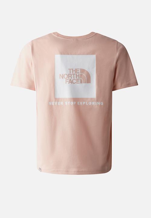 The North Face - G short sleeve relaxed redbox tee - pink