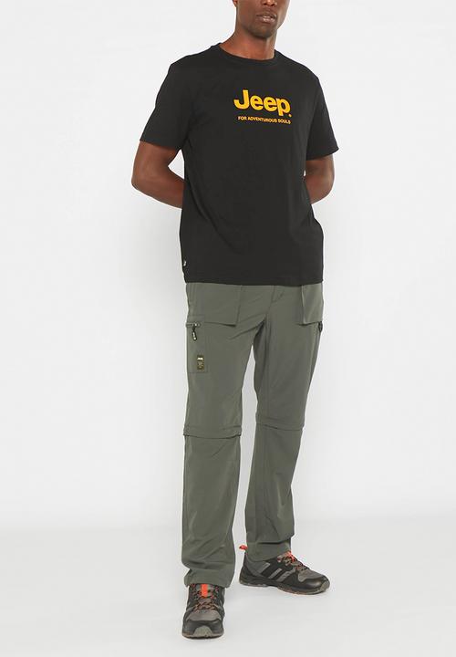 JEEP - Jeep logo print tee - black