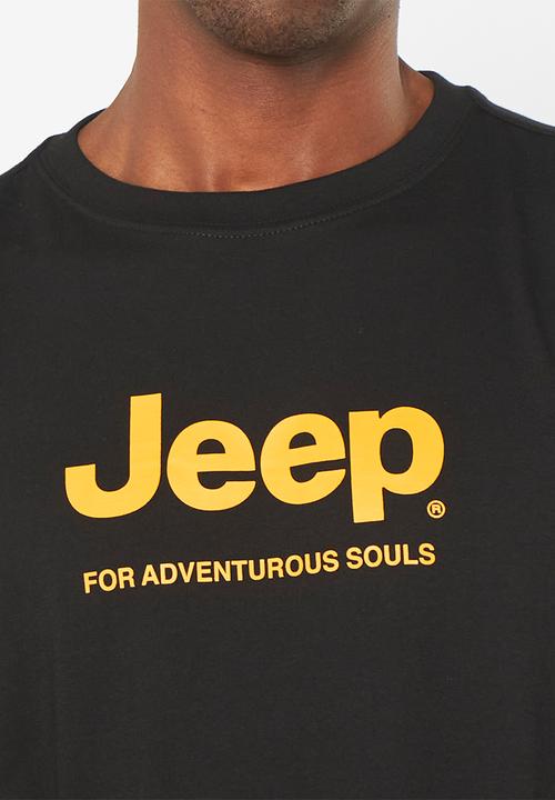 JEEP - Jeep logo print tee - black