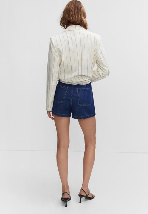 MANGO - Shorts clea - denim blue