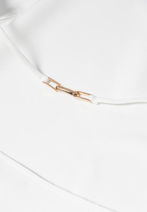 MANGO - Dress bella - white