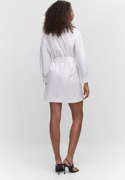 MANGO - Dress pop-h - natural