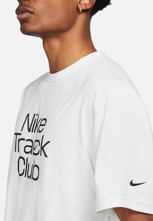 Nike - Dri-Fit Track Club Hyverse tee - white