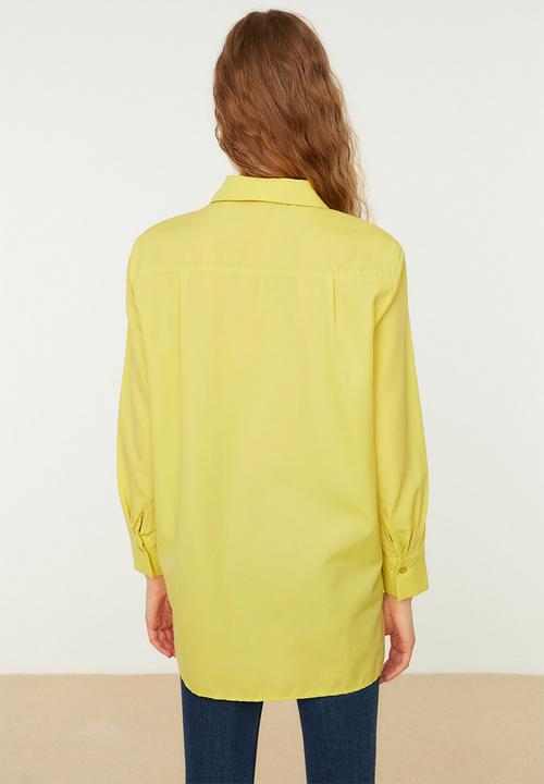 Trendyol - Modest regular shirt - yellow