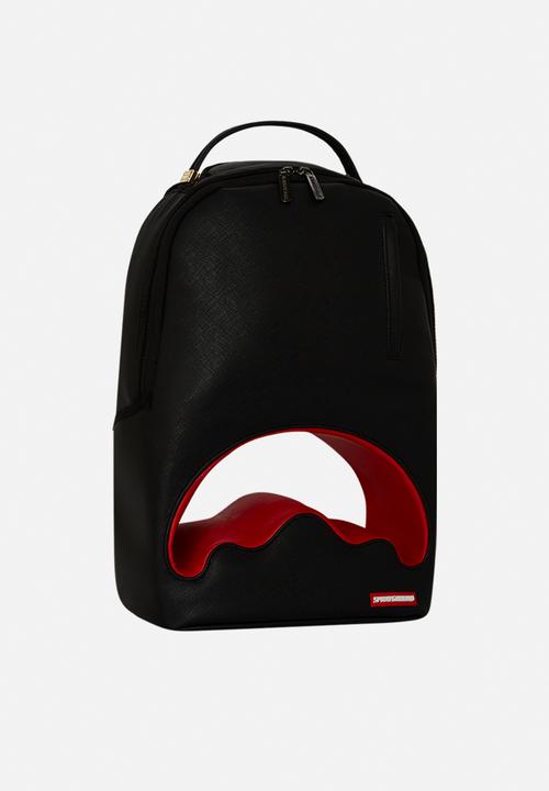 Sprayground - Shark shape thru backpack - black/red