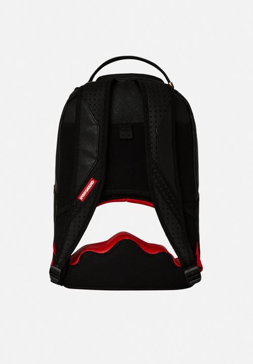 Sprayground - Shark shape thru backpack - black/red