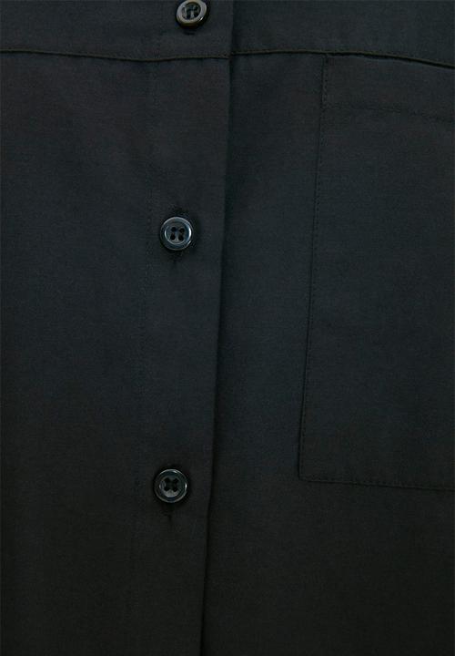 Trendyol - Modest balloon sleeve shirt - black