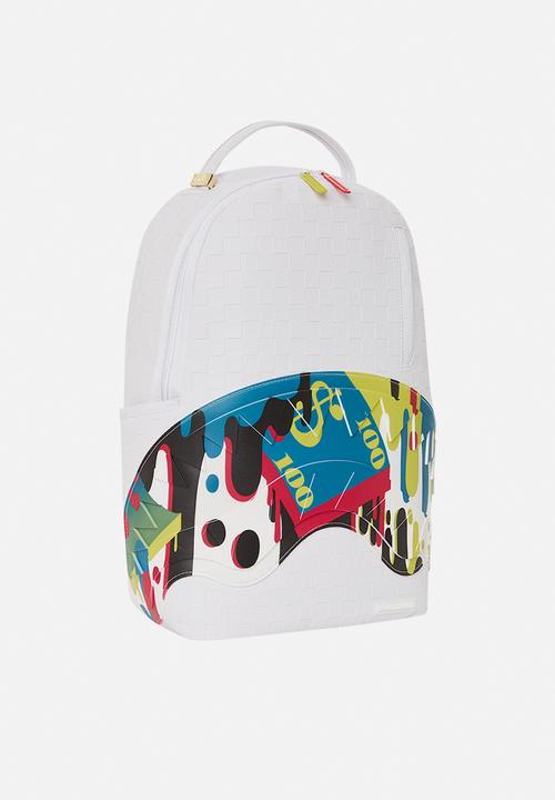 Sprayground - Shark trip dlxsv backpack - white/multi