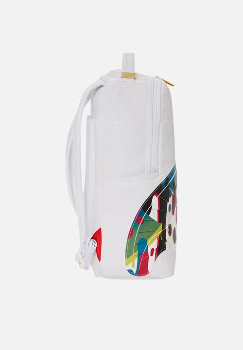 Sprayground - Shark trip dlxsv backpack - white/multi