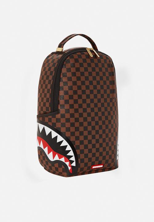 Sprayground - Sip side sharks dlxsv backpack - brown