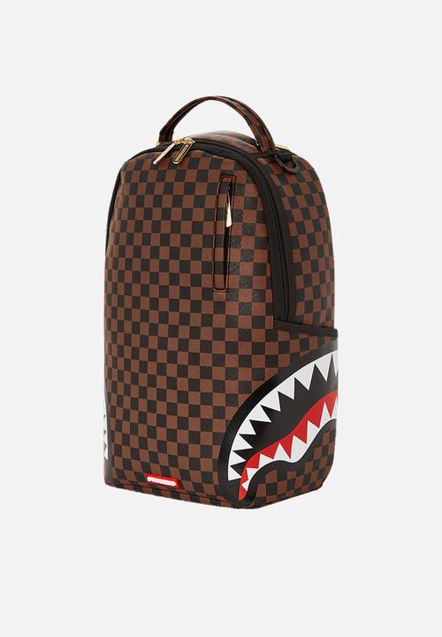 Sprayground - Sip side sharks dlxsv backpack - brown