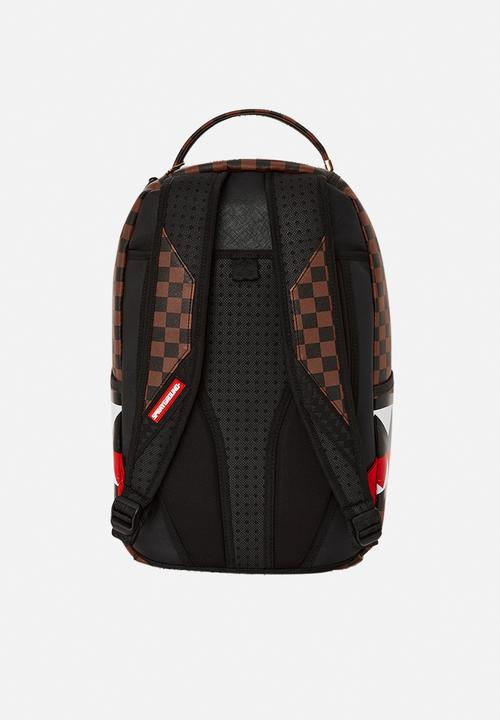 Sprayground - Sip side sharks dlxsv backpack - brown