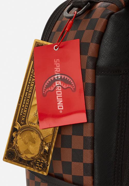 Sprayground - Sip side sharks dlxsv backpack - brown