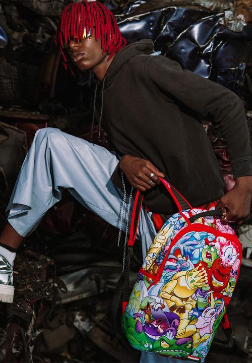 Sprayground - Sg characters going ham smashed dlxsr backpack - multi