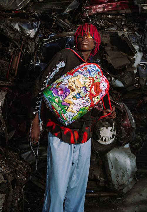 Sprayground - Sg characters going ham smashed dlxsr backpack - multi