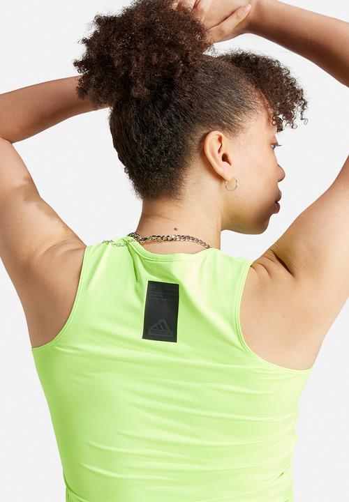 adidas Performance - W city escape sleeveless tee - lucid lemon
