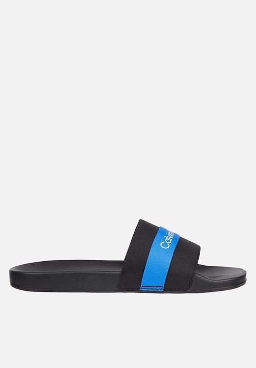 Calvin Klein - Slide webbing - black/imperial blue