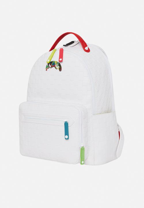 Sprayground - Shark trip new cargo backpack - white