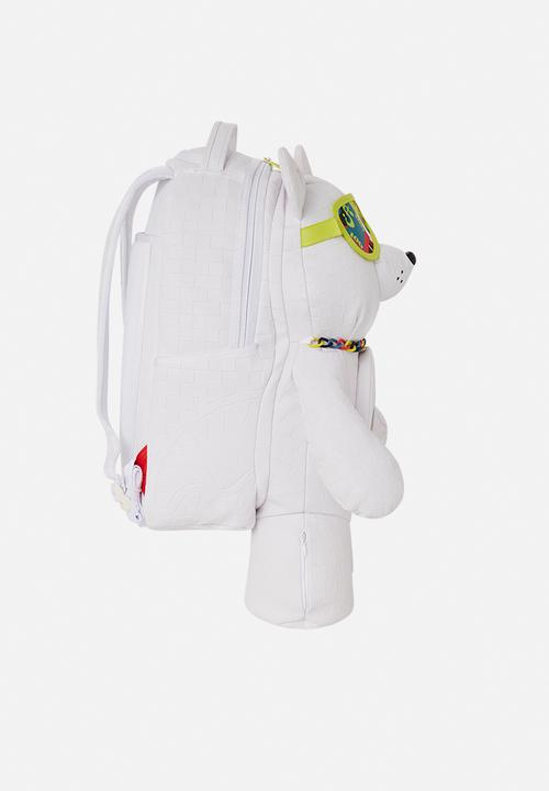 Sprayground - Shark trip moneybear backpack - white/multi