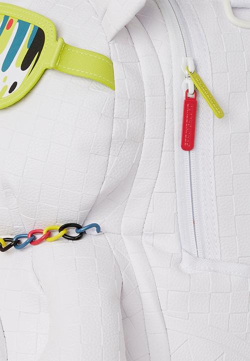 Sprayground - Shark trip moneybear backpack - white/multi