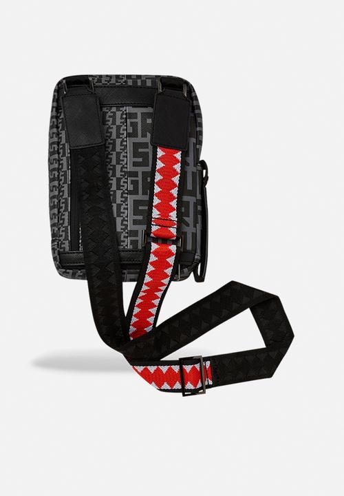 Sprayground - Split infinity check sling - black