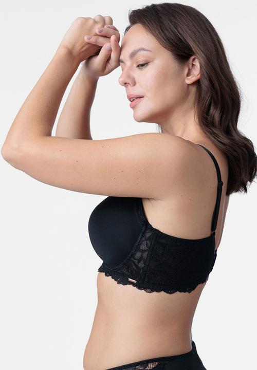 DORINA - Plus avery light padded demi - black