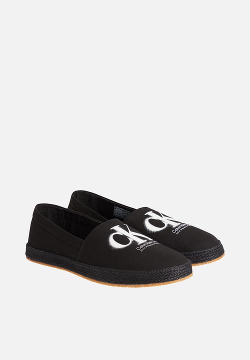 Calvin Klein - Espadrille ess monogram - triple black