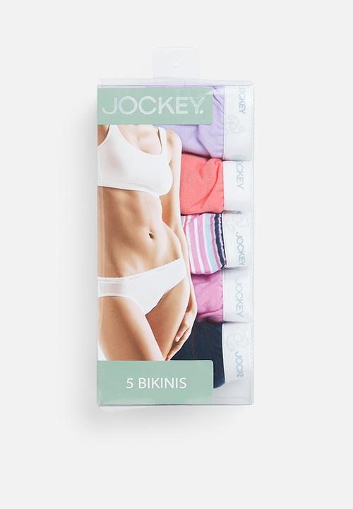 Jockey - 5 pack printed bikini - multi