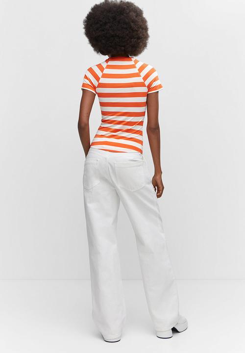MANGO - T-shirt chick - orange