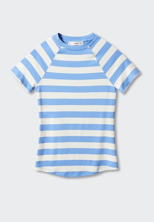 MANGO - T-shirt chick - medium blue