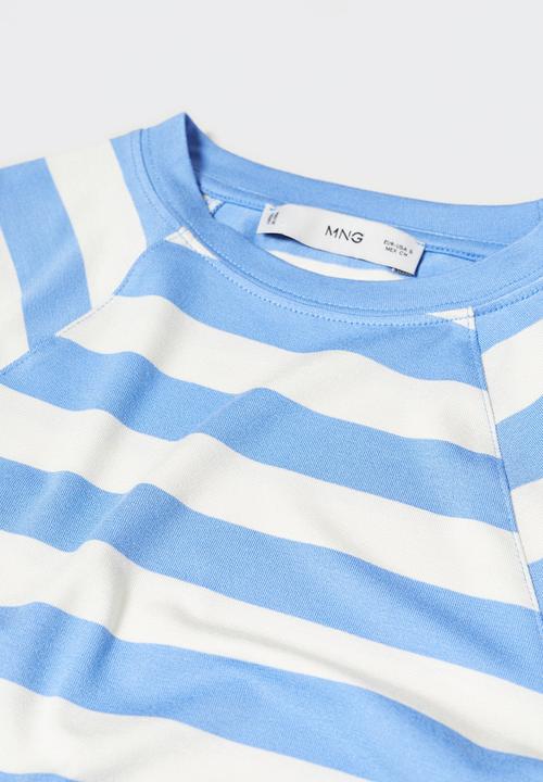 MANGO - T-shirt chick - medium blue