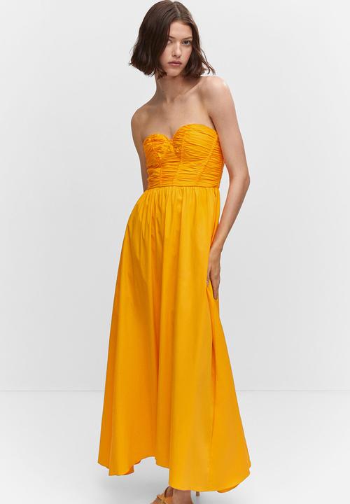 MANGO - Dress rita - orange