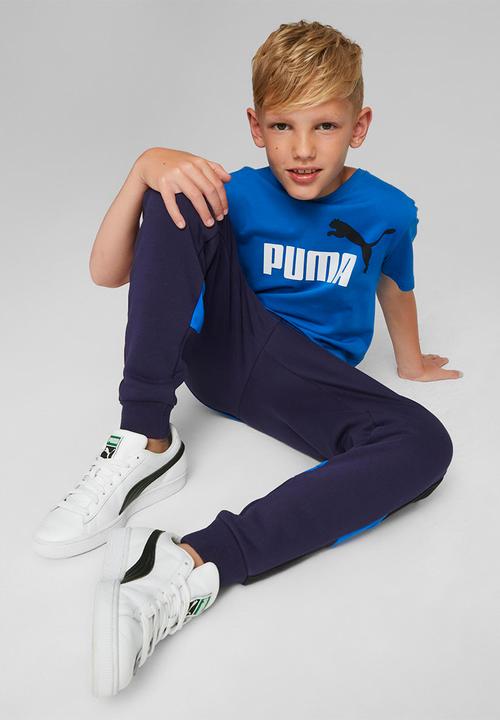 PUMA - Ess+ 2 col logo tee b - racing blue