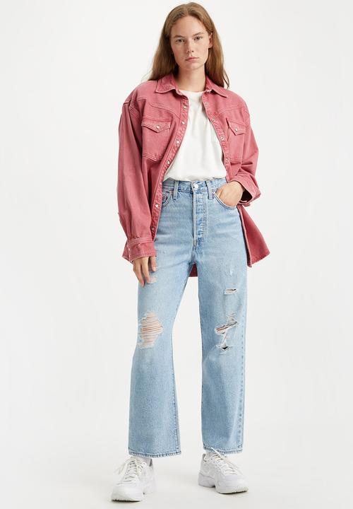 Levi’s® - Ribcage straight ankle z hang up - light indigo