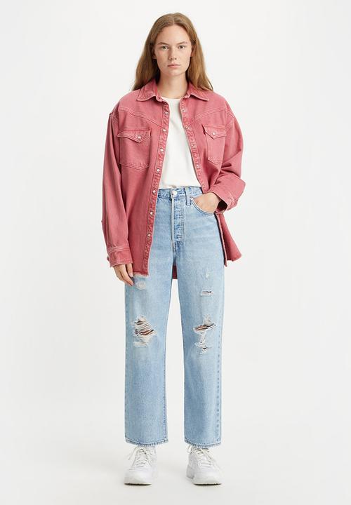 Levi’s® - Ribcage straight ankle z hang up - light indigo