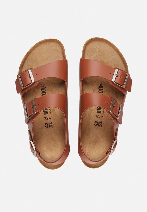 Birkenstock - Milano natural leather regular - ginger brown