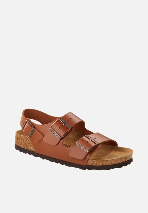 Birkenstock - Milano natural leather regular - ginger brown