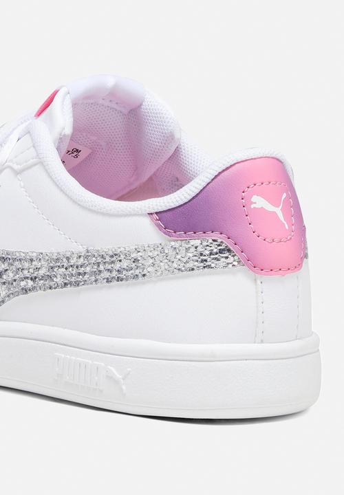 PUMA - Smash 3.0 l star glow v ps - white/silver/red/purple