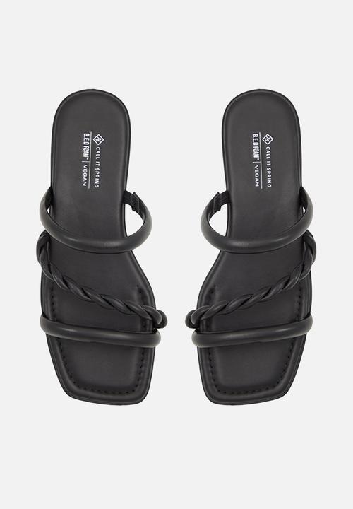 Call It Spring - Twistee strappy sandal - black