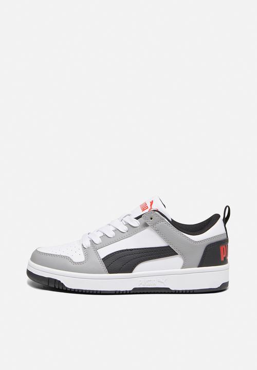 PUMA - Rebound layup lo sl jr - white/black/grey