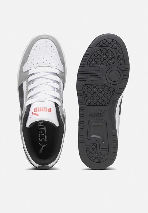 PUMA - Rebound layup lo sl jr - white/black/grey