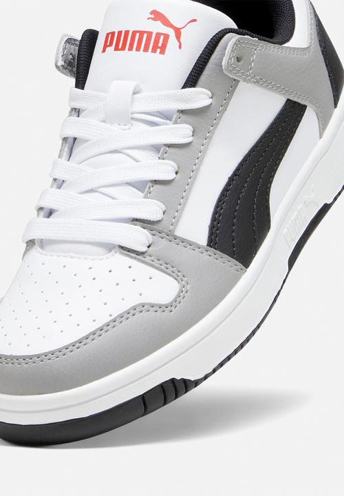 PUMA - Rebound layup lo sl jr - white/black/grey