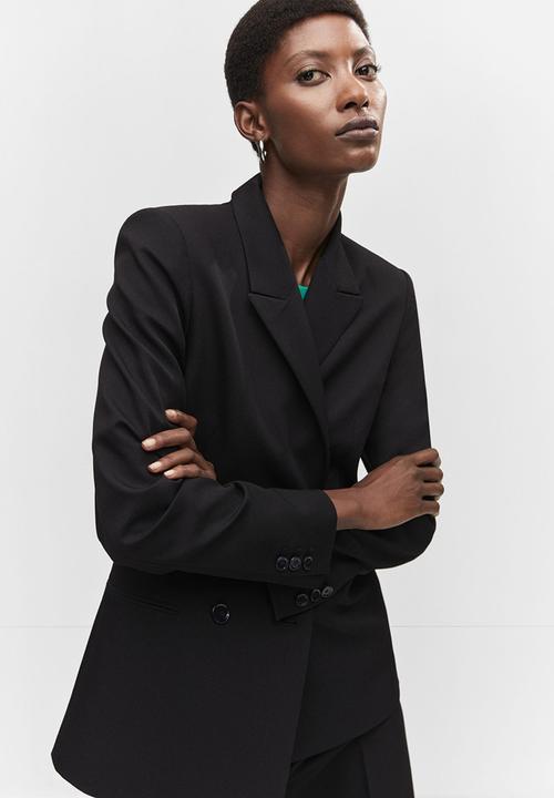MANGO - Blazer greta - black