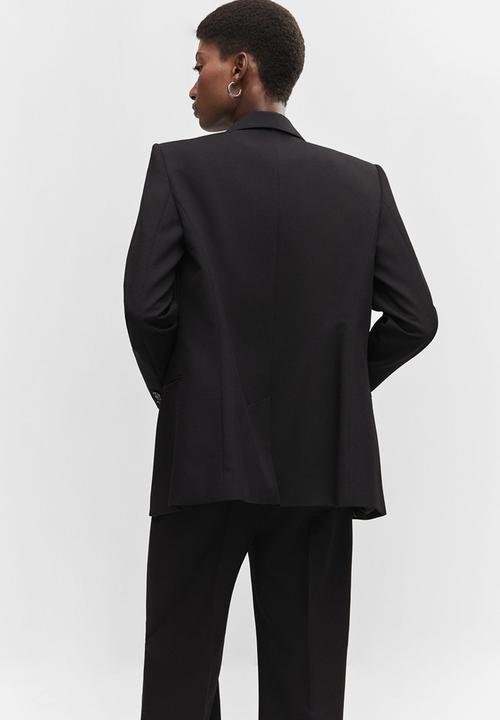 MANGO - Blazer greta - black